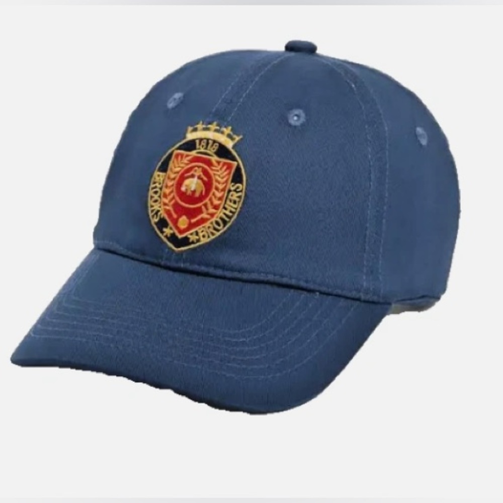 Brooks Brothers Crest Logo Unisex Classic Cotton Twill Baseball Cap /Hat N
